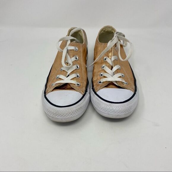 GOLD! Chucks Low-tops- Size 6 - Picture 3 of 12